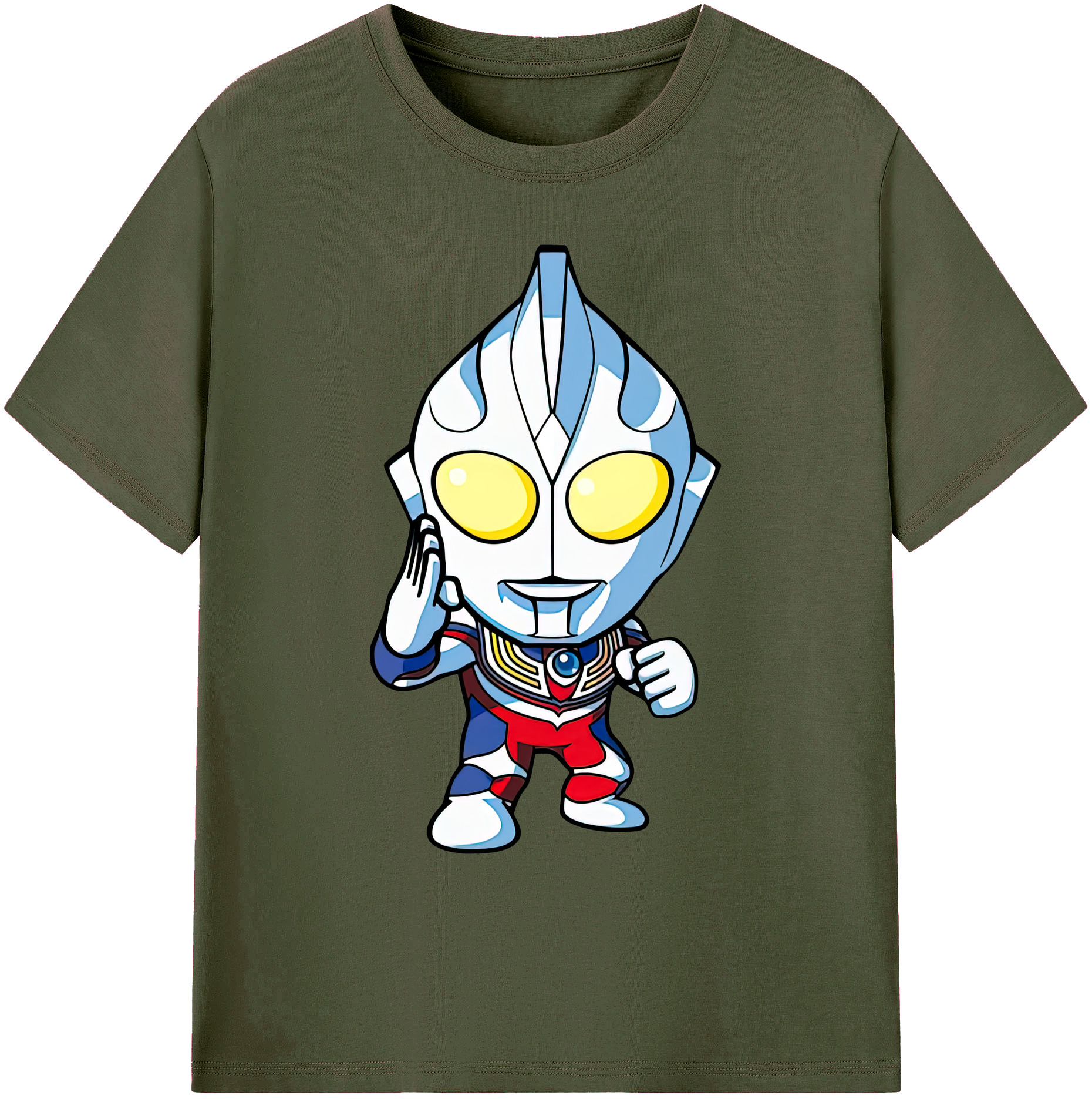 （画像用） ウルトラマン Ultraman 綿100％ メンズ半袖Tシャツ｜肌触りやわらか＆通気性